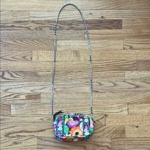 Vera Bradley Colorful Patterned Floral Crossbody Bag